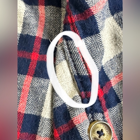 Abercrombie Fitch Shirt XL Muscle Fit Soft Cotton Blue Button Up Long Sleeve - Picture 8 of 9